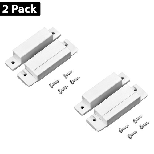 Surface Mounted NC Magnetic Reed Switch Wired Window / Door Contact Sensor Alarm