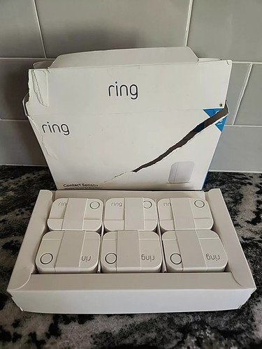 Ring - Alarm Contact Sensor (2nd Gen) (6-Pack) - White 4SD6SZ-0EN0 NEW Open Box