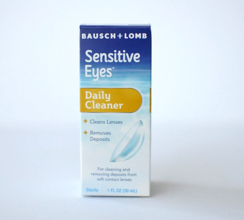Bausch + Lomb Sensitive Eyes DAILY CLEANER 1 oz Soft Contact Lenses NIB 07/2025