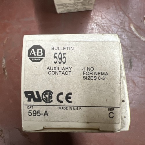 Allen Bradley 595-A Ser.C Auxiliary Contact