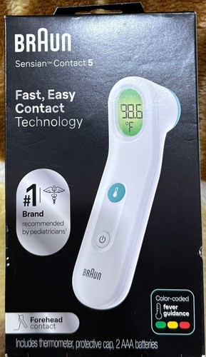 Braun Sensian Contact 5 Contact Technology Forehead Contact BFH175 New Shipping
