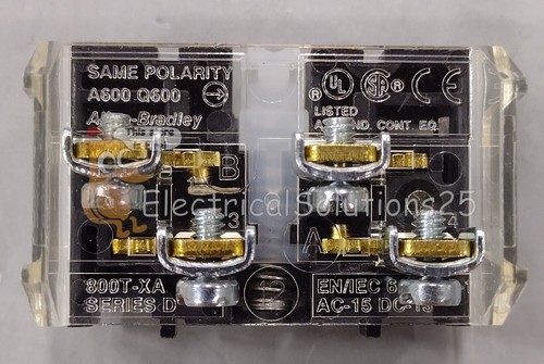 New Allen-Bradley 800T-XA Contact Block - Free Shipping