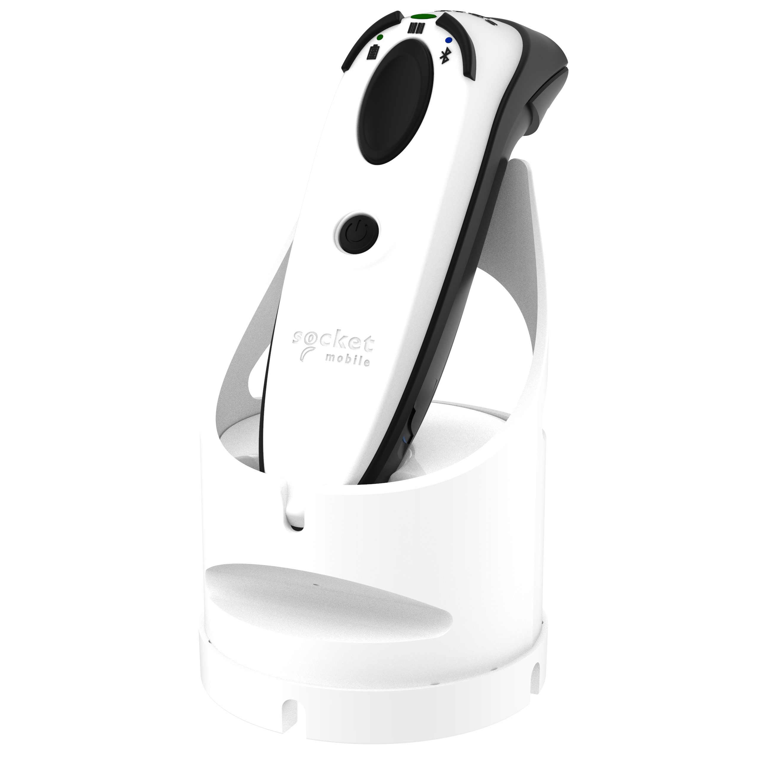 'DuraScan 700 Series data reader (White) on Charging Dock (White)